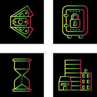 Money and Safe Box Icon vector