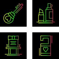 Key and Make up Icon vector