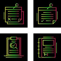 Note and Note Icon vector