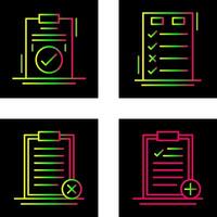 Today to Done Check List and Checkmark Icon vector