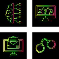 Brain and Listening Icon vector