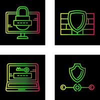 Password and Firewall Icon vector