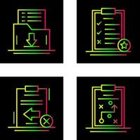 Save List and Task List Icon vector