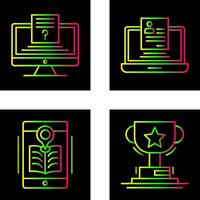 Quiz and Registration Icon vector