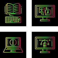 Study and Language Icon vector