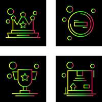 Crown and Remove Icon vector