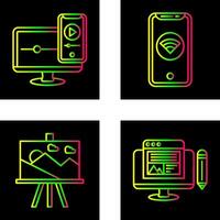 WIFI and Responsive Icon vector