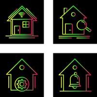 Search and Smart Home Icon vector