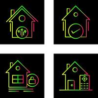 Vent and Houses Icon vector