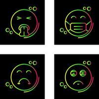 Vomit and Mask Icon vector