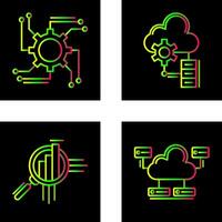 Automation and Big Data Icon vector
