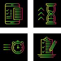 Check List and Quick Response Icon vector