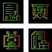 Hypothsis and Deadline Icon vector