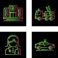 Ssd and Fire Truck Icon vector