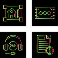 blueprint and rug Icon vector