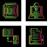 Cpu and Lamp Icon vector