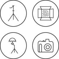 stand and light Icon vector