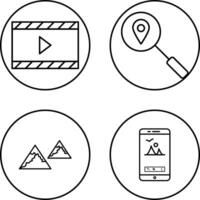 animation and tracking services Icon vector