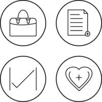 add file and case Icon vector