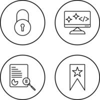 Closed Access and Clean Code Icon vector