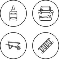 Glue and construction Icon vector