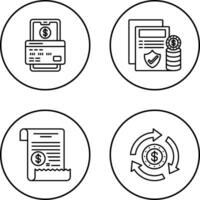 Payment and Protection Icon vector