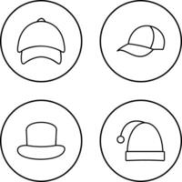 Cap and Hat Icon vector