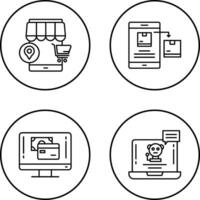 Pin and Replacement Icon vector