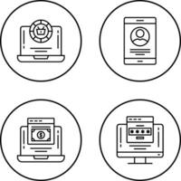 Token and Profit Icon vector