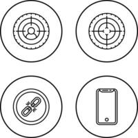 Goal and Target Icon vector