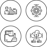 Consulting and Automated Icon vector