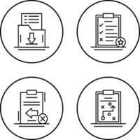 Save List and Task List Icon vector
