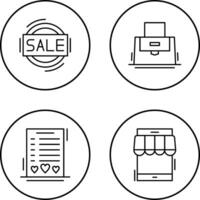 Sale and Purse Icon vector