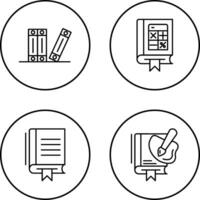 Archive and Mathematics Icon vector