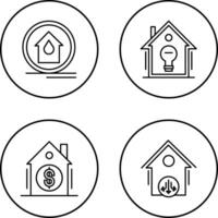 Fire Alarm and Home Automation Icon vector