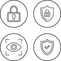 Lock and Privacy Icon vector