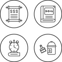 History and Math Icon vector