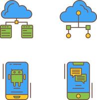 sitio web y Internet icono vector