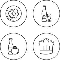 Breakfast and Bear Icon vector