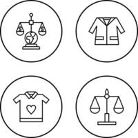 International Law and Suit Icon vector