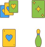 Deck of Card and Card Icon vector