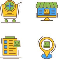 Add to Cart and Online Shopping Icon vector