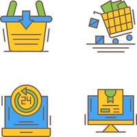 Sale and Add to Basket Icon vector