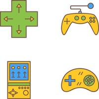 Direction Key and Gaming Control Icon vector