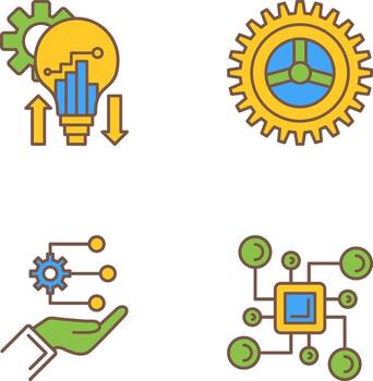 Analysis and Setting Icon vector