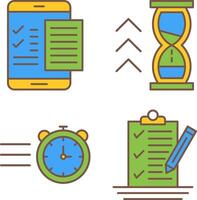 Check List and Quick Response Icon vector