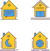 Message and Unknown Icon vector