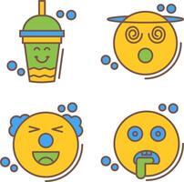 Drink and Dizzy Icon vector