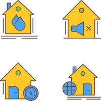 Water Hose and Mute Icon vector