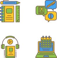 Learning Tools and Education Icon vector